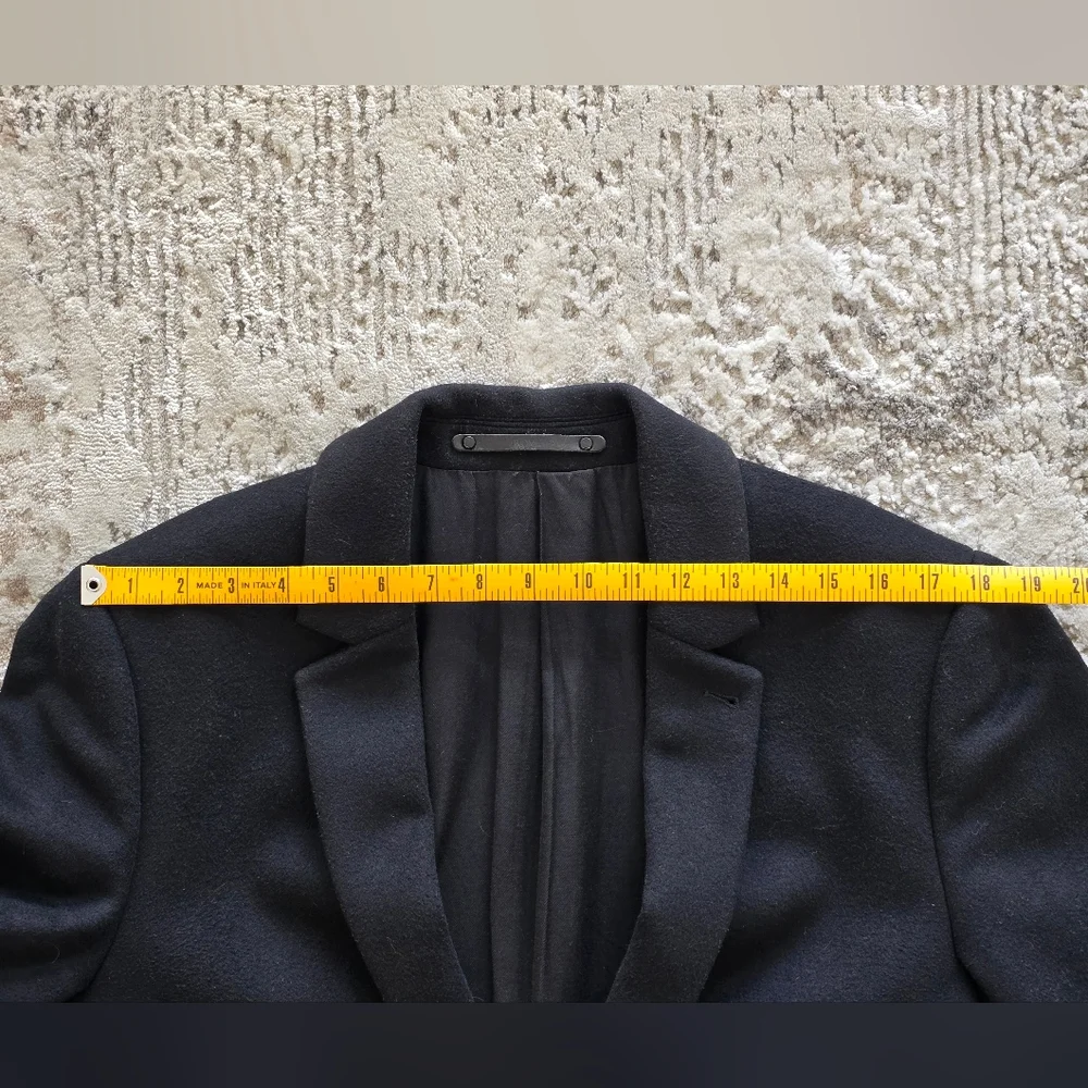 Allsaints Black Wool Coat - Picture 13 of 15